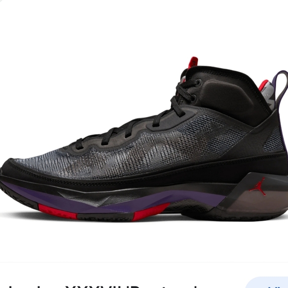 NWOT Nike Air Jordan 37 Mid Men\'s Black Running Sneakers Athletic Shoes